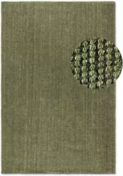 HANSE Home Ковер "Jaipur", прямоугольный, джут, натуральный, гостиная, столовая, спальня, прихожая, современный, бохо 160х230 см, зеленый