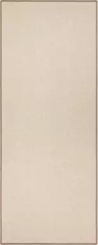 HANSE Home Runner "Boucl", прямоугольный, противоскользящий, имитация сизаля, ковровая дорожка, ковер, для кухни, прихожей, простой 67х300 см, бежевый