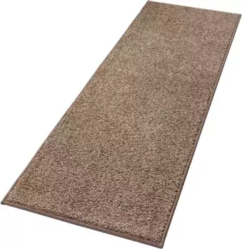 HANSE Home runner "Pure 100", прямоугольный, короткий ворс, однотонный, ковер, современный, гостиная, детская, прихожая 80х300 см, коричневый