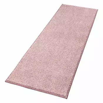 HANSE Home runner "Pure 100", прямоугольный, короткий ворс, однотонный, ковер, современный, гостиная, детская, прихожая 80х400 см, розовый