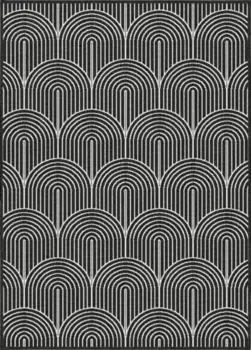 HANSE Home уличный ковер "Pangli, двусторонний ковер", прямоугольный, для дома и улицы, ковер, устойчивый к атмосферным воздействиям, балкон, сад, гостиная, современный 120х170 см, черный