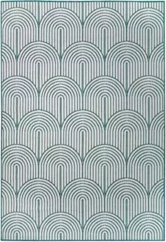 HANSE Home уличный ковер "Pangli, двусторонний ковер", прямоугольный, для дома и улицы, ковер, устойчивый к атмосферным воздействиям, балкон, сад, гостиная, современный 120х170 см, зеленый