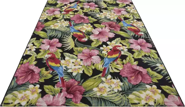 HANSE Home уличный ковер "Tropical Feeling", прямоугольный, для дома и улицы, ковер, устойчивый к атмосферным воздействиям, для балкона, сада, гостиной 200х285 см, цвет bunt