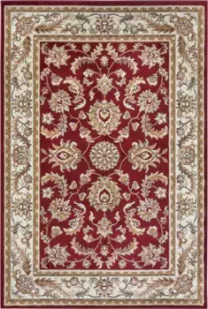 HANSE Ковер для дома "Рени", прямоугольный, восточный, восточный, короткий ворс, гостиная, спальня, столовая HANSE Home 200х280 см, красный/кремовый