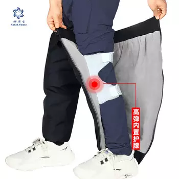 Haolebao шерсть наколенник костюм электрический мотоцикл теплый велосипедный ветрозащитный молния тип светоотражающая полоса удлиненная 70 см