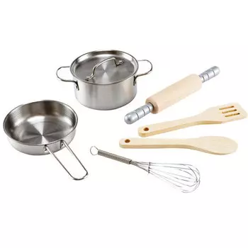 Hape, горшки и аксессуары для кукол