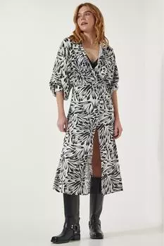 Happiness Istanbul, Платье-рубашка с узором Happiness Istanbul, черный