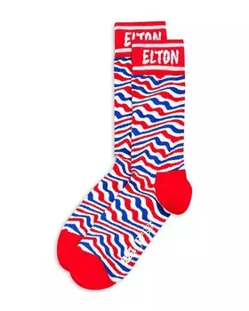 Happy Socks Полосатые носки с круглым вырезом Elton John, мультиколор