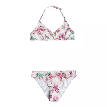 Happy Tropical Roxy Детское бикини, белый