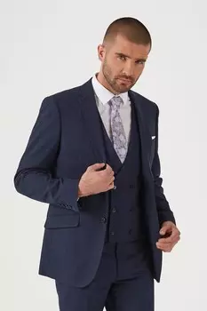 Harcourt темно-синий пиджак приталенного кроя Skopes, синий