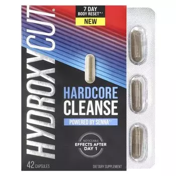 Hardcore Cleanse, 42 капсулы Hydroxycut