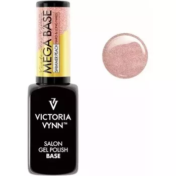 Hardi Mega Base UV Led Hybrid Гель-лак для ногтей Polish Nails SHIMMER PEACH Peach 8 мл Victoria Vynn