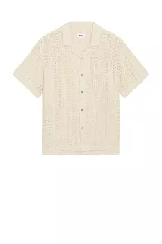 Harison кружевная рубашка с коротким рукавом Obey, natural