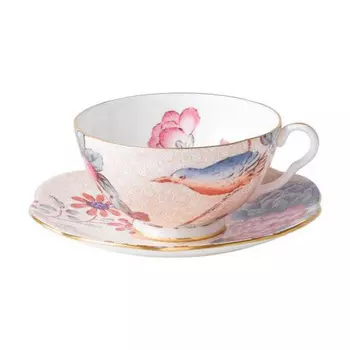 Harlequin Collection Cuckoo Чашка чайная персиковая 0,18 л Wedgwood, красочный
