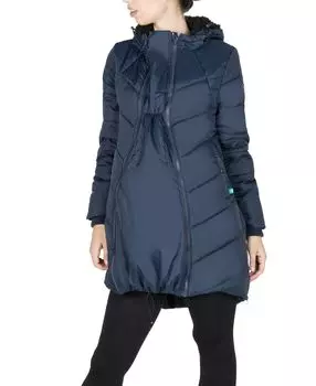 Harper - Пальто для беременных 3в1-кокон до середины бедра Modern Eternity Maternity, темно-синий