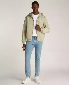 Harrington мужская куртка с капюшоном Calvin Klein Jeans, серый