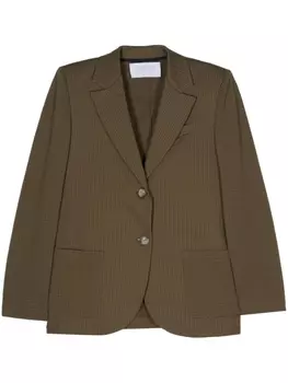 Harris Wharf London блейзер из сирсакера, зеленый