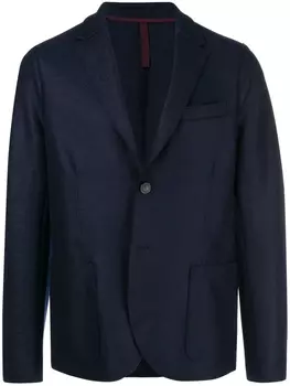 Harris Wharf London boxy blazer jacket, синий