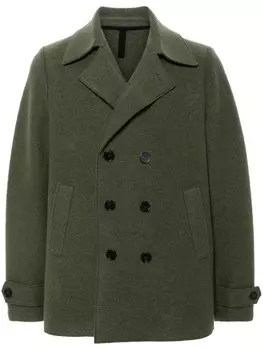 Harris Wharf London бушлат из вирджинской шерсти, зеленый