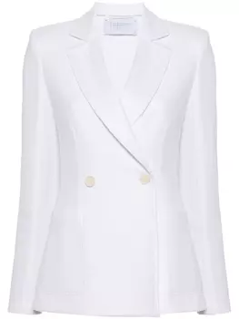 Harris Wharf London двубортный блейзер, белый