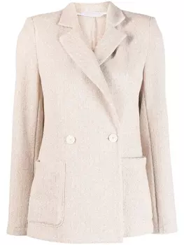 Harris Wharf London двубортный блейзер, белый