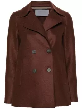 Harris Wharf London Двубортный блейзер, коричневый