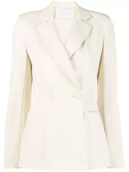 Harris Wharf London двубортный блейзер, нейтральный цвет