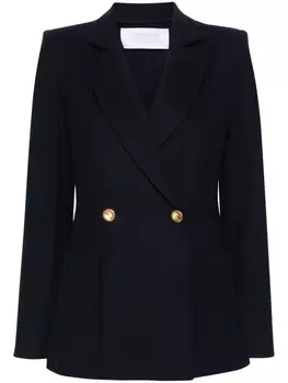 Harris Wharf London двубортный блейзер, синий