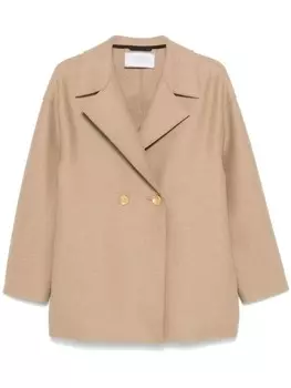 Harris Wharf London двубортный бушлат, нейтральный цвет