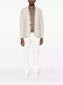 Harris Wharf London льняной пиджак, серый