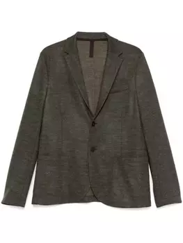 Harris Wharf London меланжевый пиджак, зеленый
