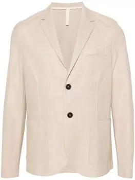 Harris Wharf London однобортный пиджак, нейтральный цвет