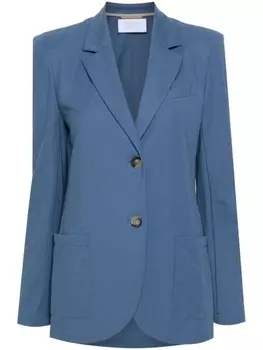 Harris Wharf London однобортный пиджак, синий