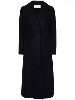 Harris Wharf London пальто из натуральной шерсти, синий