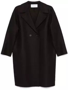 Harris Wharf London пальто из натуральной шерсти, коричневый