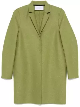 Harris Wharf London пальто из натуральной шерсти, зеленый
