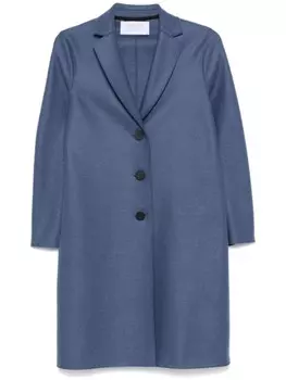 Harris Wharf London пальто из вирджинской шерсти, синий