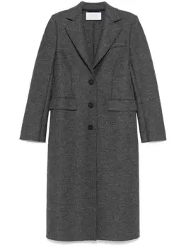 Harris Wharf London пальто из вирджинской шерсти, серый