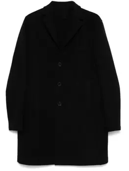 Harris Wharf London пальто из вирджинской шерсти, черный