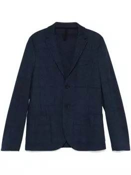 Harris Wharf London пиджак в клетку Prince of Wales, синий