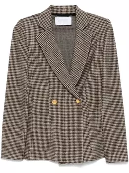 Harris Wharf London пиджак в ломаную клетку, нейтральный цвет
