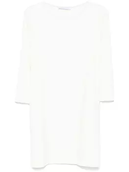 Harris Wharf London платье мини Geometric, нейтральный цвет