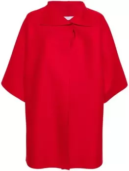 Harris Wharf London шерстяное пальто-кимоно, красный