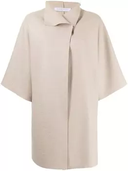 Harris Wharf London шерстяное пальто-кимоно, нейтральный цвет