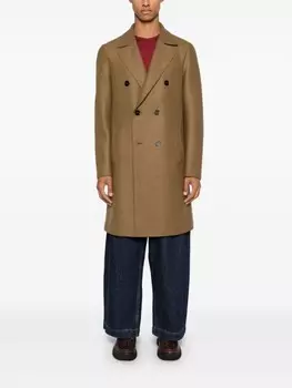 Harris Wharf London шерстяное пальто, коричневый