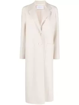 Harris Wharf London тренч с боковыми разрезами, нейтральный цвет