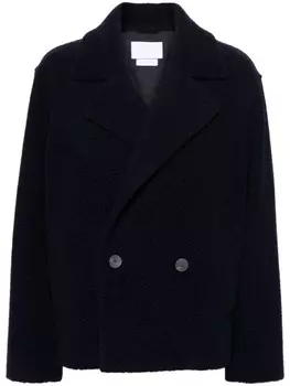 Harris Wharf London укороченный жакет из букле, синий