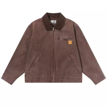 HARSH AND CRUEL ЖЕСТКОЕ И ЖЕСТКОЕ Куртка унисекс, Промывочная вода коричневого цвета