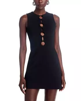 Хартли Вязаное платье Cult Gaia, синий