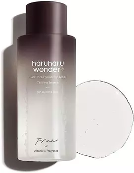 HaruHaru - Wonder Black Rice Hyaluronic Toner For Sensitive Skin, 150ml - тоник для чувствительной кожи Haruharu Wonder